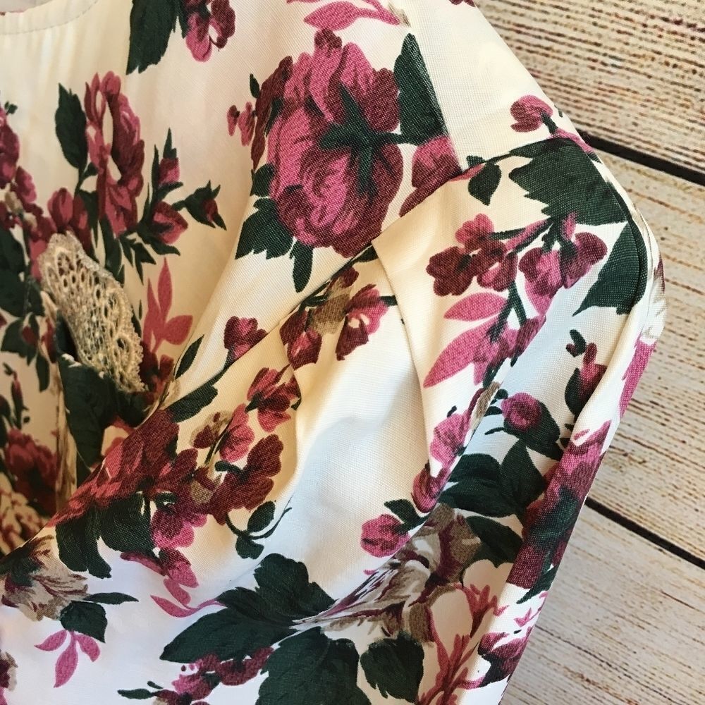 VINTAGE ATJ II FLORAL MIDI DRESS - Picture 7 of 13